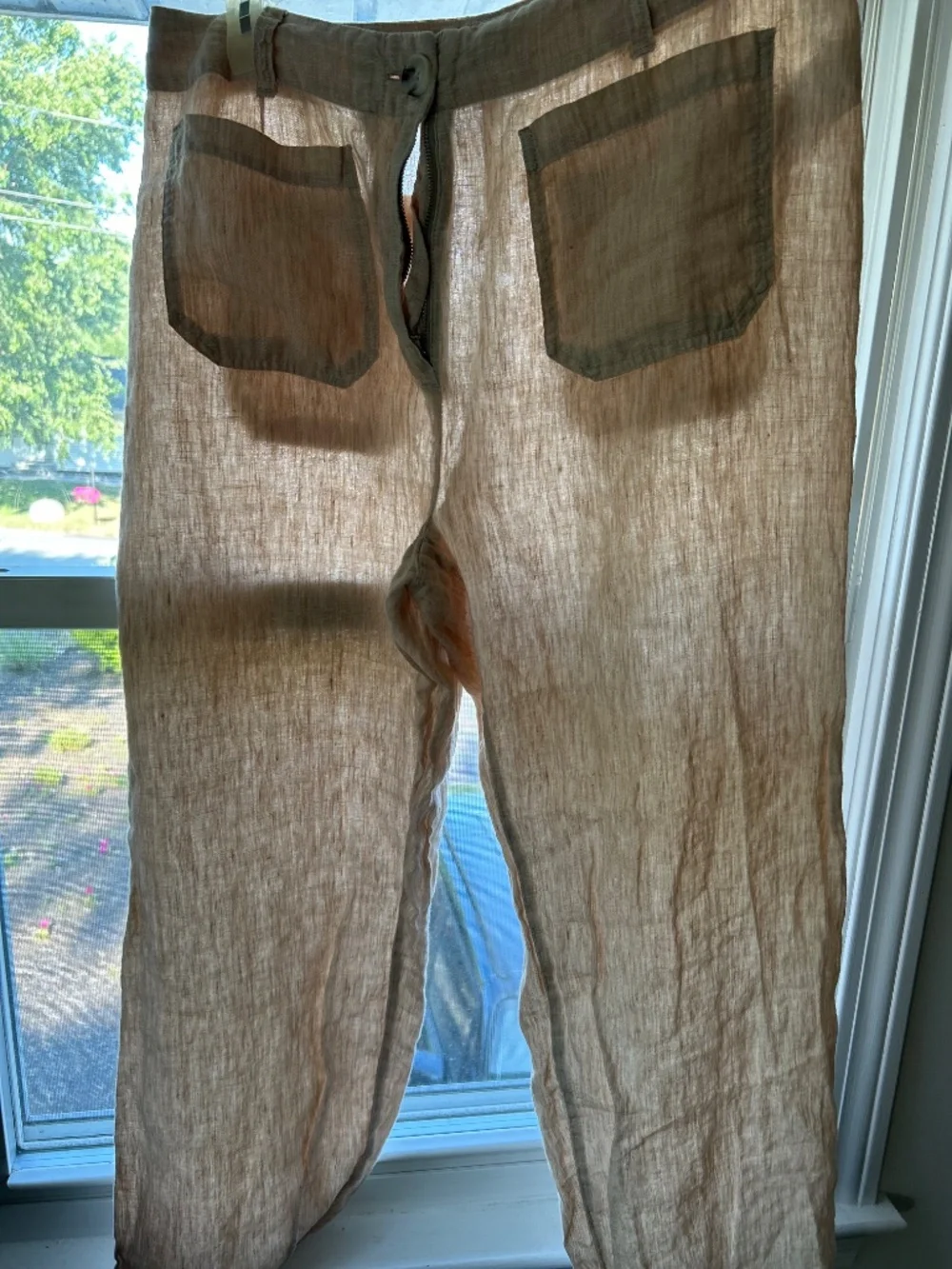 Quince size 14 ladies linen pants
